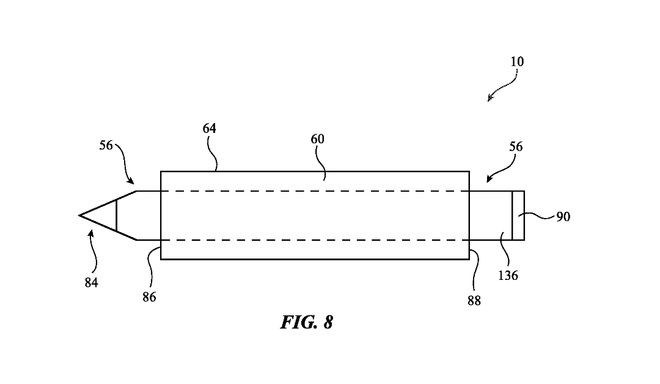 苹果新专利探索ApplePencil模块化方案笔套扩展传感器续航等(图2)